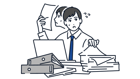 困っている男性