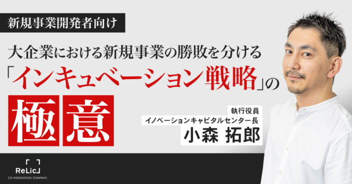 大企業における新規事業の勝敗を分ける「インキュベーション戦略」の極意